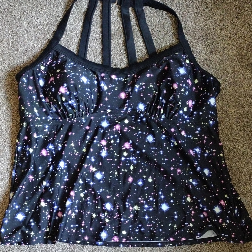 Moxie Blu Tankini Top